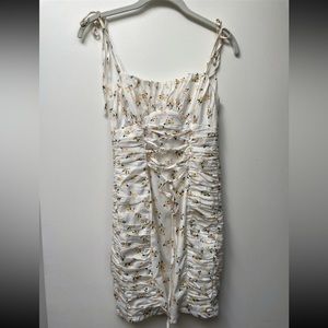 Princess Polly - White Floral Corset Dress